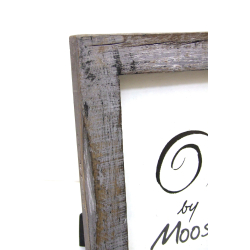 Ramka z drewna egzotycznego Szara 25x20cm